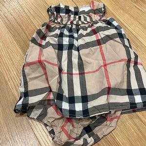 Burberry baby dress and bloomers